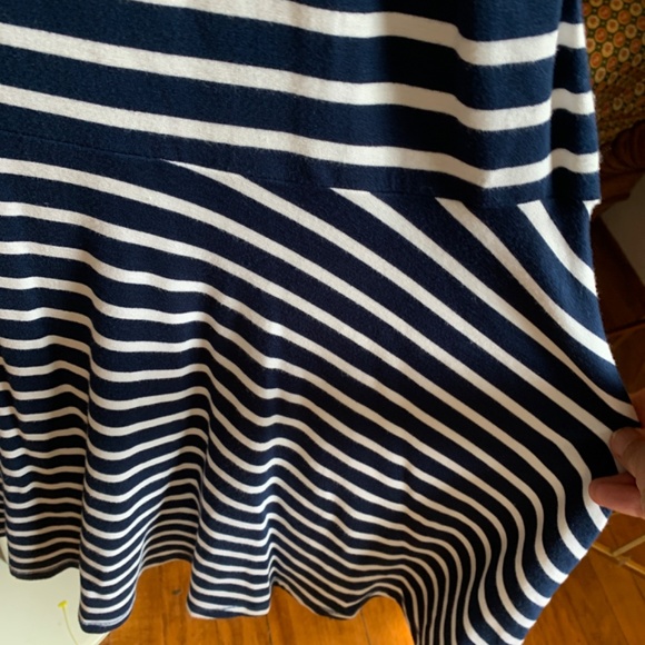 Chaps navy and white striped summer dress. NWT . Retail 79 - Picture 5 of 5